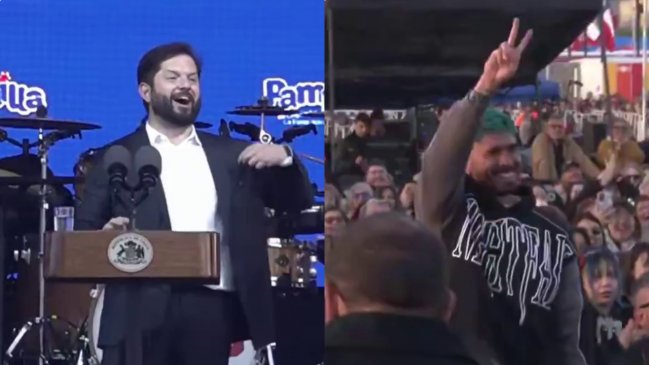 [VIDEO] Boric elogió a Coquimbo Unido y tuvo divertido saludo con el 