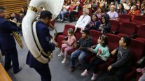 Dixie Band de la FACh celebró los 124 años del Hospital Roberto del Río