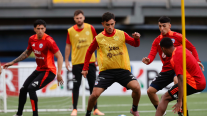La Roja tuvo en La Florida su última práctica antes del amistoso con Perú