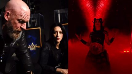   [VIDEO] ¡Enorme! Stephanie Vaquer recibió consejos de Triple H en su histórica entrada de Crown Jewel 