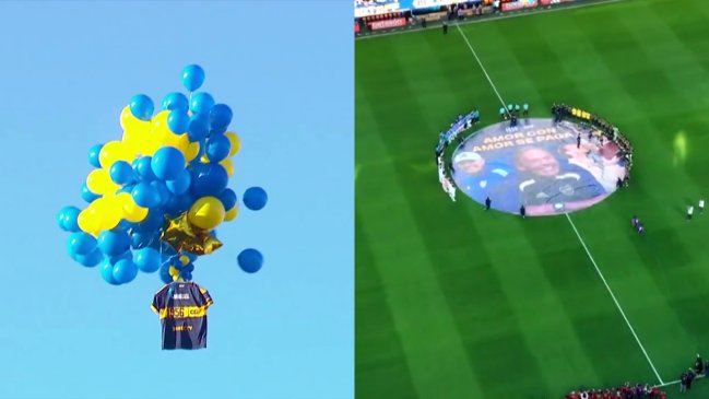Con una camiseta al cielo: El emotivo homenaje de Boca a Miguel Angel Russo en La Bombonera