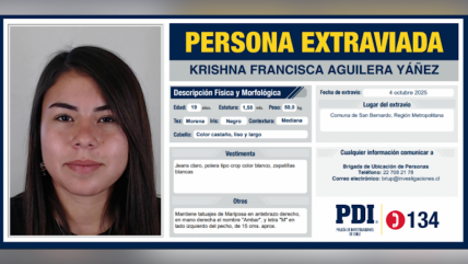 Detuvieron a cuatro personas más por desaparición de Krishna Aguilera