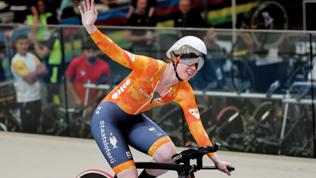 Imparable: Hetty van de Wouw volvió a romper su record internacional en el Mundial de Ciclismo de Pista