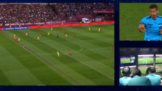 [VIDEO] El VAR salvó a la U con gol anulado a Lanús por un fuera de juego de Marcelino Moreno