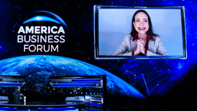 María Corina Machado: Si se libera Venezuela, se liberan también Cuba y Nicaragua