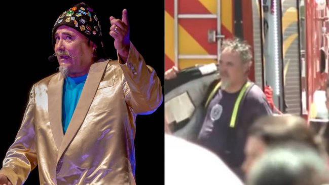 Paul Vásquez resultó lesionado al combatir incendio en San Bernardo