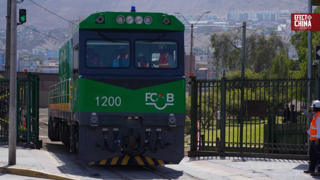 Con tecnología china: Chile puso en marcha su primera locomotora a hidrógeno verde