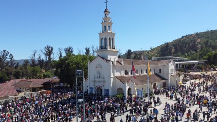Peregrinación a Lo Vásquez: 1,3 millones de fieles participaron de la festividad de la Virgen