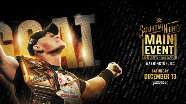 ¿Cuándo y dónde ver la lucha de retiro de John Cena en WWE Saturday Night's Main Event?