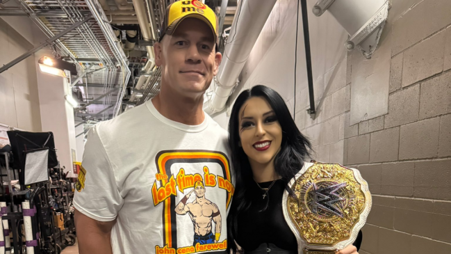 El emotivo mensaje de Stephanie Vaquer a John Cena tras su retiro de la WWE