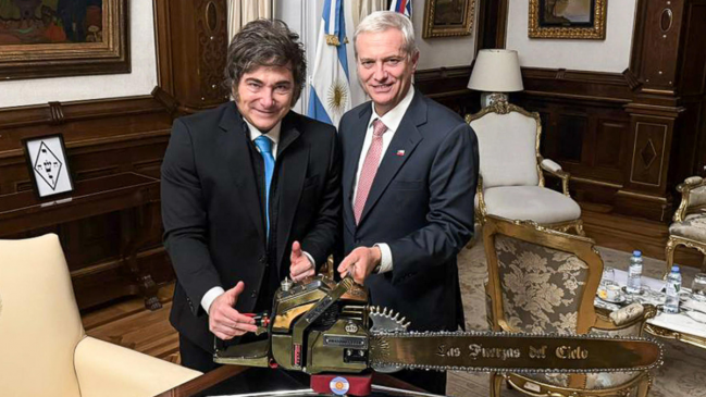 ANEF: Video de Kast con Milei y su motosierra 