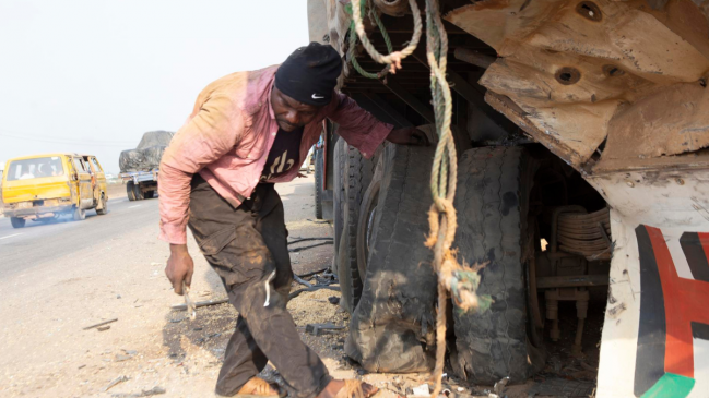 Tragedia en Nigeria: Anthony Joshua resultó herido en brutal accidente que dejó dos muertos