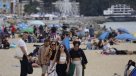 Visitantes disfrutaron la primera tarde del año en el borde costero de Viña del Mar
