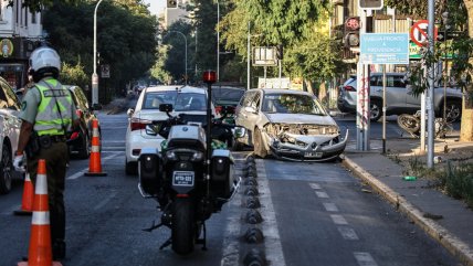   Conductor ebrio dejó con lesiones graves a carabinero tras chocarlo 