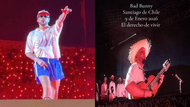 Bad Bunny homenajeó a Víctor Jara en su primera noche en el Nacional