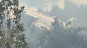 Avioneta capotó durante combate de incendio forestal en Lebu