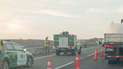   Mujer murió tras colisión en la Ruta 1 de Antofagasta 