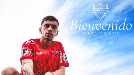   Ñublense presentó a Diego Céspedes como su nuevo refuerzo 