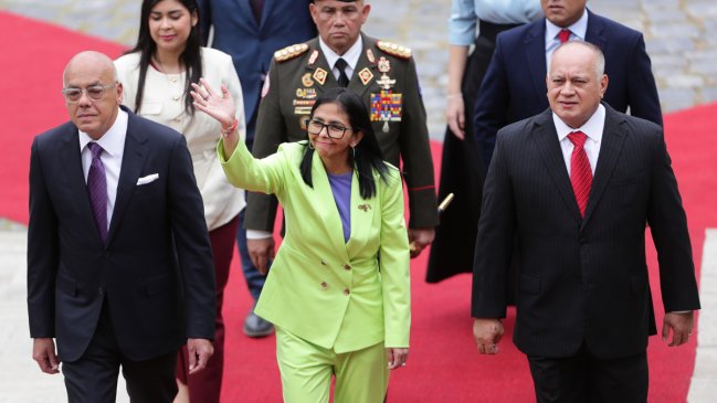 La presidenta encargada de Venezuela presentó el informe de gestión en nombre de Maduro