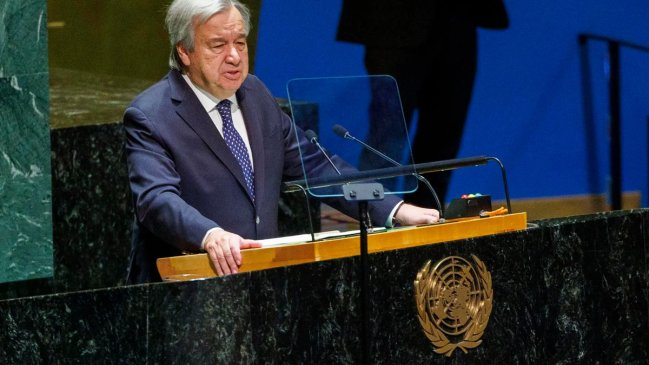 Guterres advierte de un mundo en 
