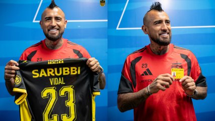  Arturo Vidal se convirtió en socio de Peñarol: Me siento orgulloso de tener esta camiseta 
