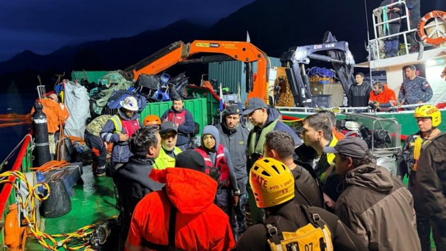 Confirman tercer fallecido por naufragio en Reloncaví, y quedan tres desaparecidos