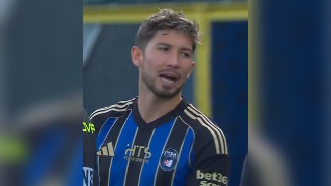 Felipe Loyola tuvo un amargo debut con la camiseta de Pisa en la Serie A