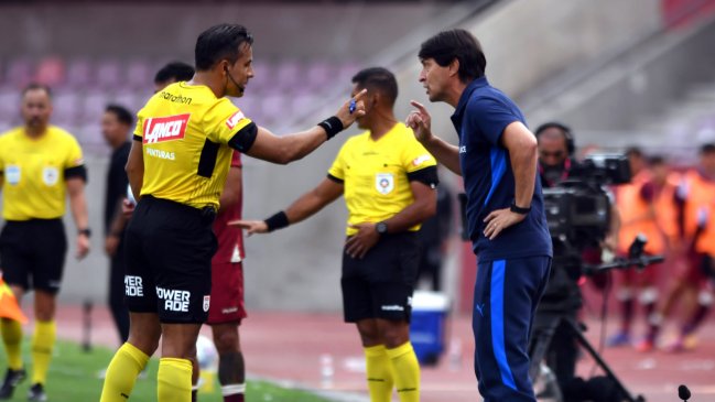 Garnero criticó el arbitraje de Piero Maza tras empate con La Serena: Permitió que pasaran cosas