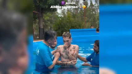   Marcianeke sorprendió al bautizarse en una iglesia evangélica: 