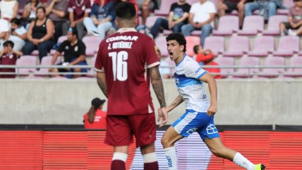   [VIDEO] La UC reaccionó antes del descanso y descontó ante La Serena con cabezazo de Giani 