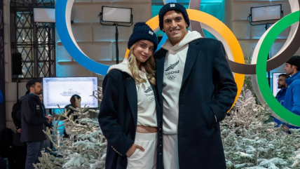   Esteban Grimalt y Trinidad de la Noi representaron al Team Chile en el Fashion Show de Milán 