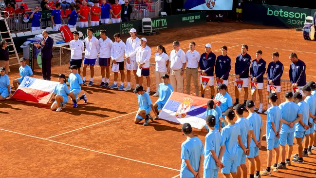 Chile recibe a Serbia por el Grupo Mundial I de la Copa Davis