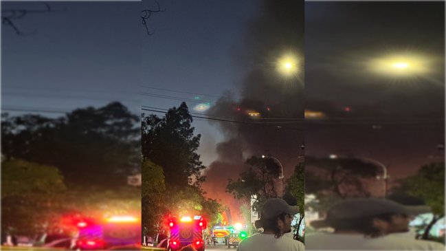 La Pintana: Gran incendio afecta a laboratorio de la Universidad de Chile