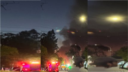 La Pintana: Gran incendio afecta a laboratorio de la Universidad de Chile