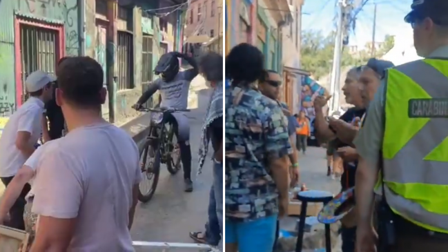 Vecinos protestaron contra el Valparaíso Cerro Abajo con una barricada