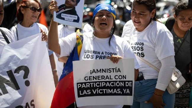 ONU pide que la amnistía de Venezuela beneficie 