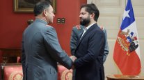 Boric se reunió con el próximo comandante en jefe del Ejército en La Moneda