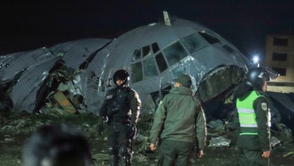   Hércules de la Fuerza Aérea Boliviana se salió de pista y dejó 15 muertos en El Alto 