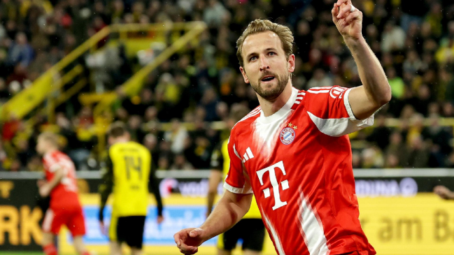 Harry Kane lideró victoria de Bayern sobre B. Dortmund y alcanzó 50 goles en la temporada