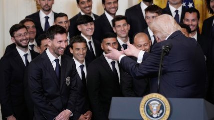   [VIDEO] ¿Messi o Pelé? La pregunta de Donald Trump que generó risas en la Casa Blanca 