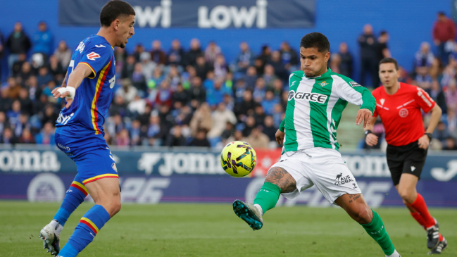 Betis sumó nuevo traspié al caer ante Getafe en un duelo con incidentes entre hinchas
