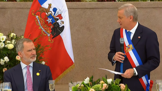 Kast dedicó palabras especiales al rey de España: 