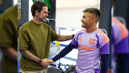   El primer día de Fernando Gago en el CDA como nuevo entrenador de la U 