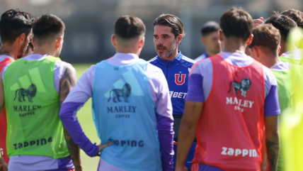 Fernando Gago lideró su primer entrenamiento como nuevo técnico de la U