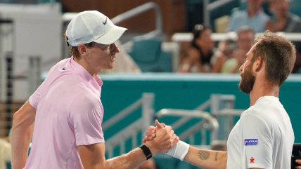   Jannik Sinner avanzó en Miami y batió récord de Novak Djokovic 