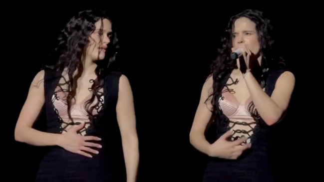 Rosalía tuvo que parar su concierto por un fuerte dolor de estómago