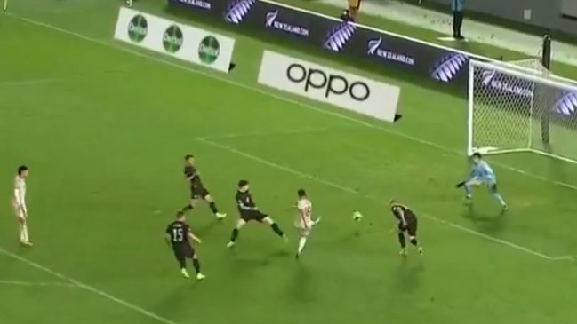 [VIDEO] Gonzalo Tapia marcó el gol del honor para La Roja ante Nueva Zelanda