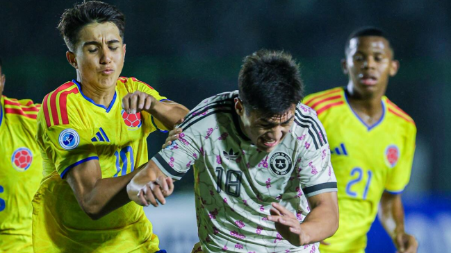 La Roja se enredó en el Sudamericano sub 17 con una derrota ante Colombia
