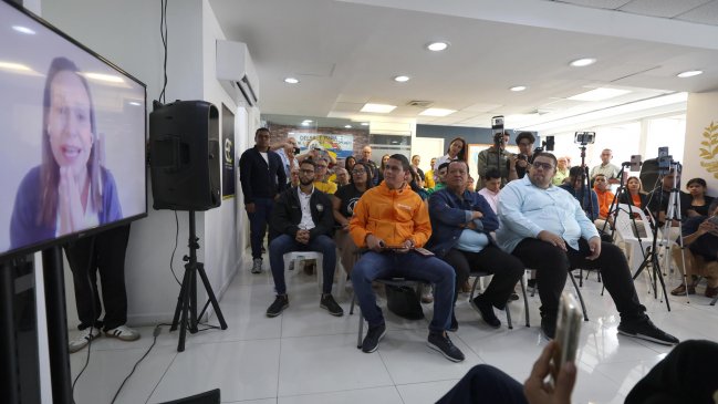 Machado aseguró que los venezolanos están listos para elecciones