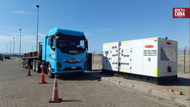 Camión eléctrico chino recorre 680 km cargado con cobre: el hito de SANY y Codelco en el norte